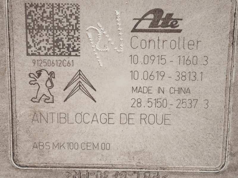 Recambio de abs para citroën c3 tonic referencia OEM IAM 9678416180 10091511603 10022000664