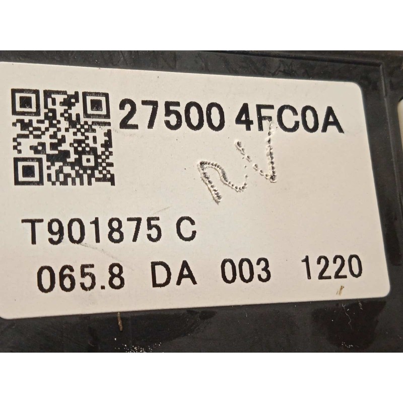 Recambio de mando climatizador para nissan nv 200 (m20) e-nv200 furgón basic referencia OEM IAM 275004FC0A  