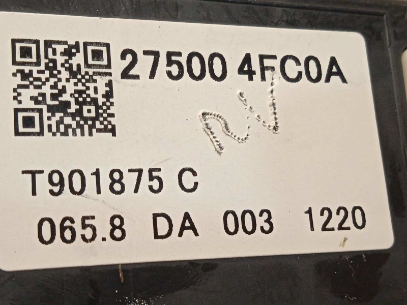 Recambio de mando climatizador para nissan nv 200 (m20) e-nv200 furgón basic referencia OEM IAM 275004FC0A  