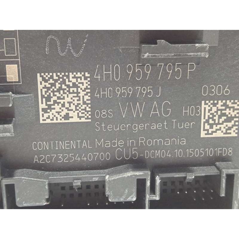 Recambio de centralita confort para porsche macan (typ ) s diesel referencia OEM IAM 4H0959795P  