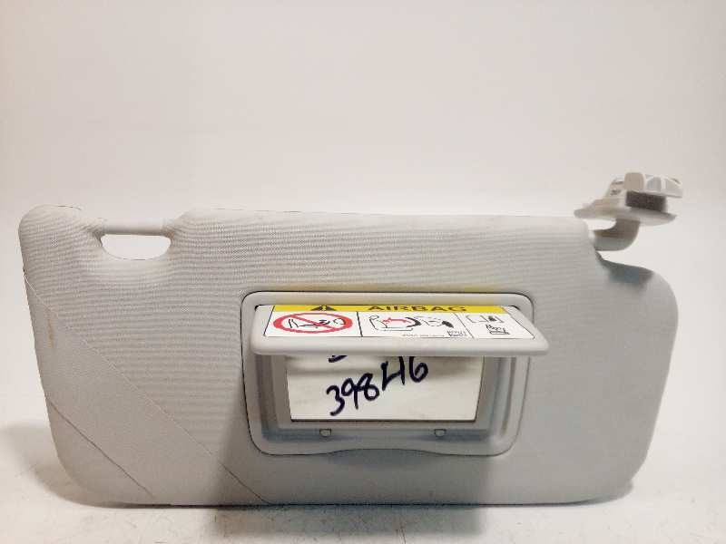 Recambio de parasol derecho para ford fiesta (ce1) 1.1 cat referencia OEM IAM 2229784  