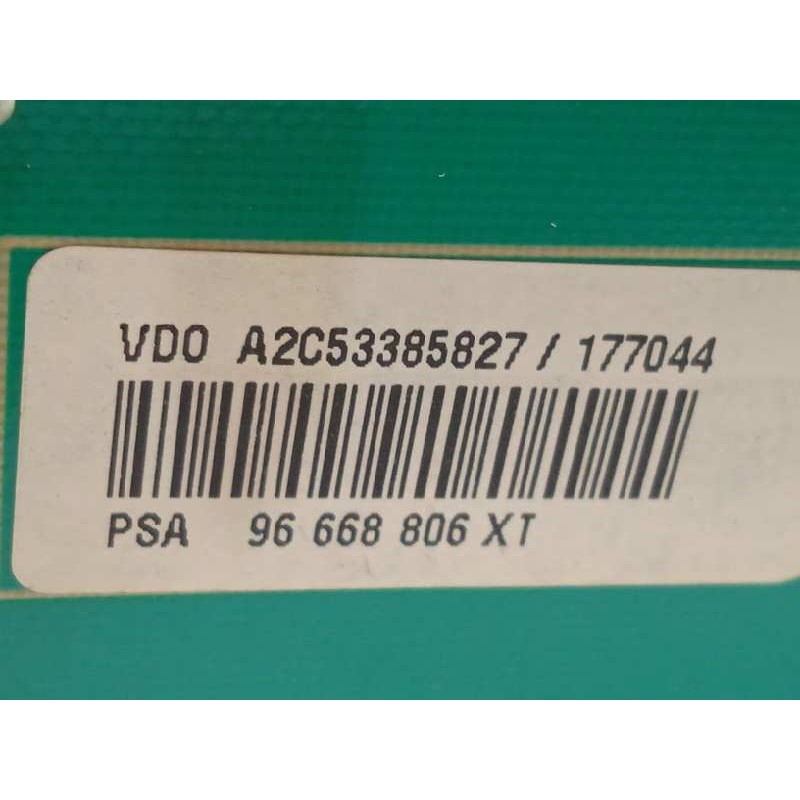 Recambio de cuadro instrumentos para citroën c3 tonic referencia OEM IAM 96668806XT  98041181XT