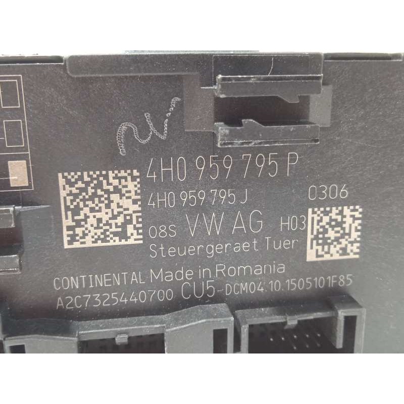 Recambio de centralita confort para porsche macan (typ ) s diesel referencia OEM IAM 4H0959795P  
