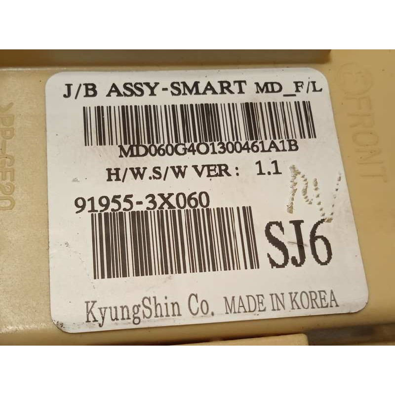 Recambio de caja reles / fusibles para hyundai elantra (md) tecno referencia OEM IAM 919553X060  