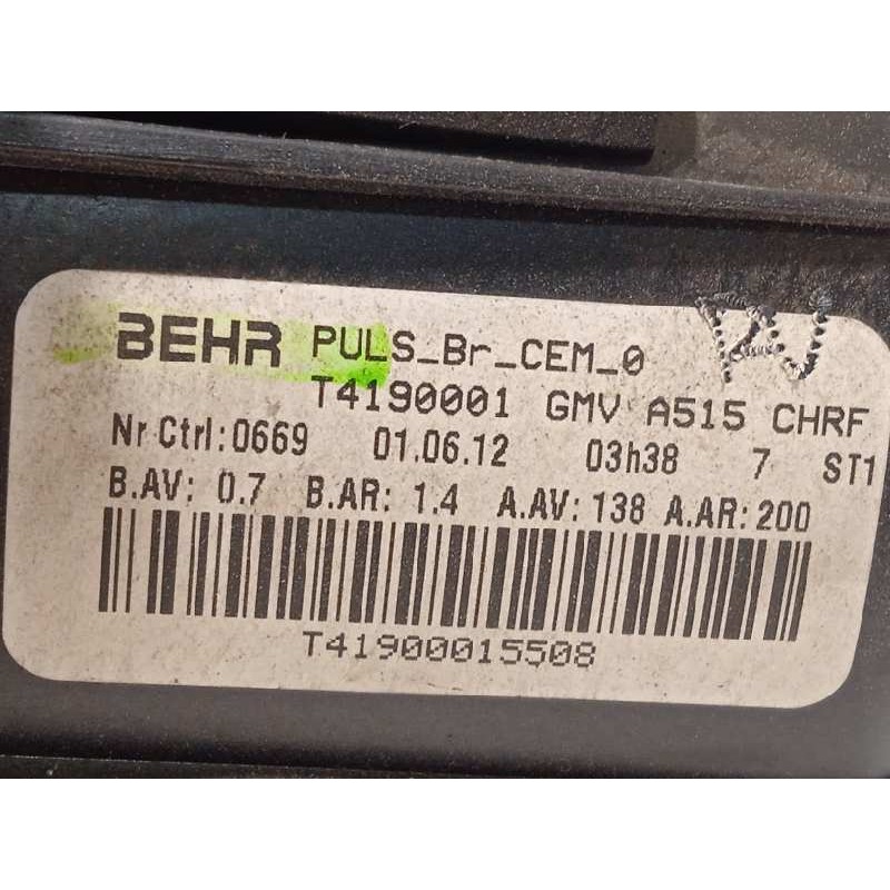 Recambio de motor calefaccion para citroën c3 tonic referencia OEM IAM T4190001  6441CR
