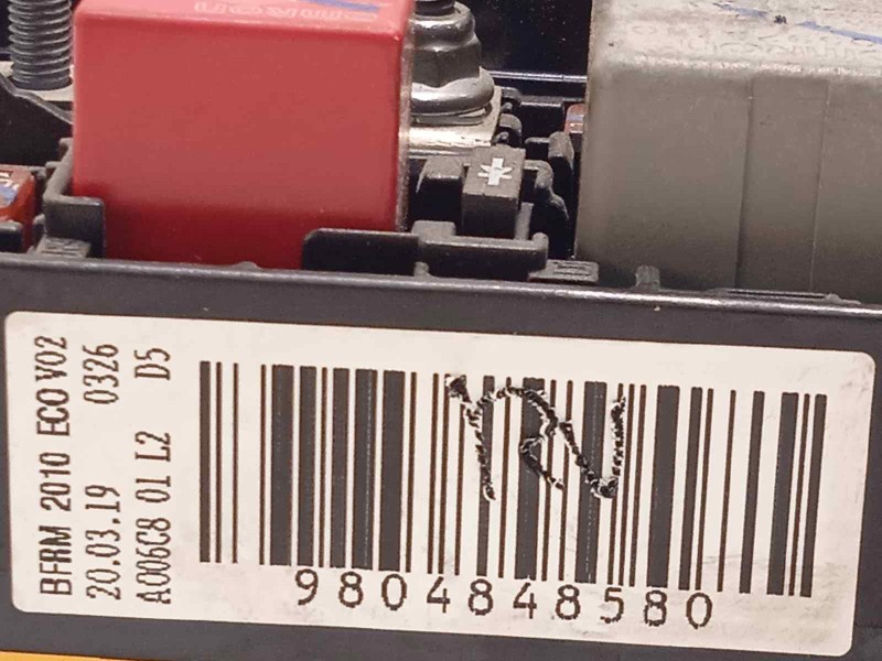 Recambio de caja reles / fusibles para citroën c-elysée shine referencia OEM IAM 9804848580  
