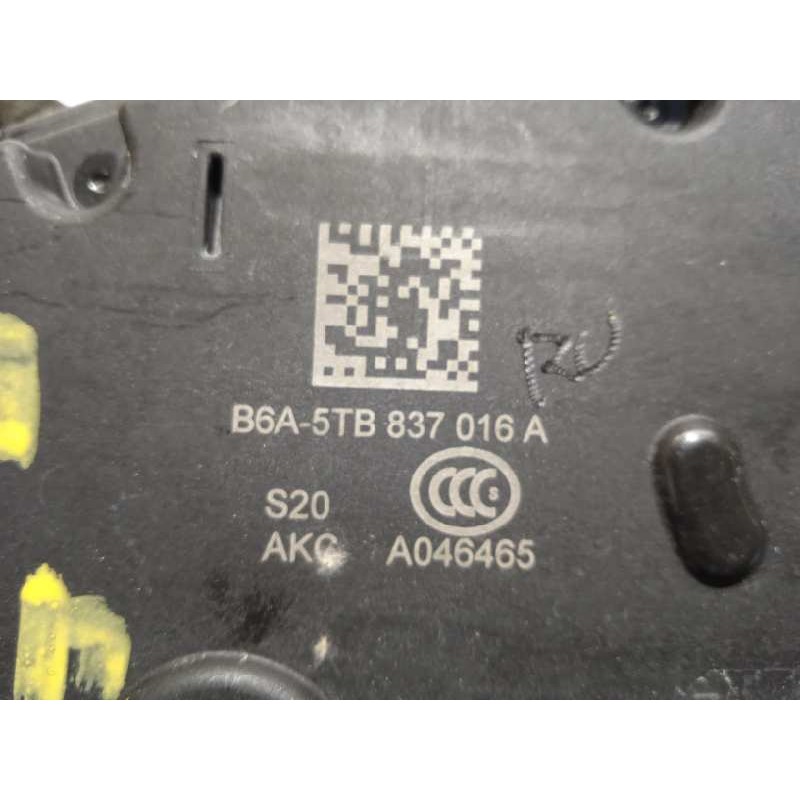 Recambio de cerradura puerta delantera derecha para volkswagen polo 1.0 tsi referencia OEM IAM 5TB837016A  