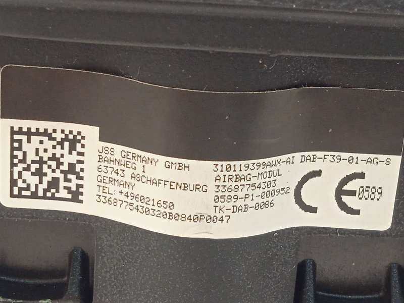 Recambio de kit airbag para bmw serie x1 (f48) 1.5 12v referencia OEM IAM 51456969855 72129296849 32307887356