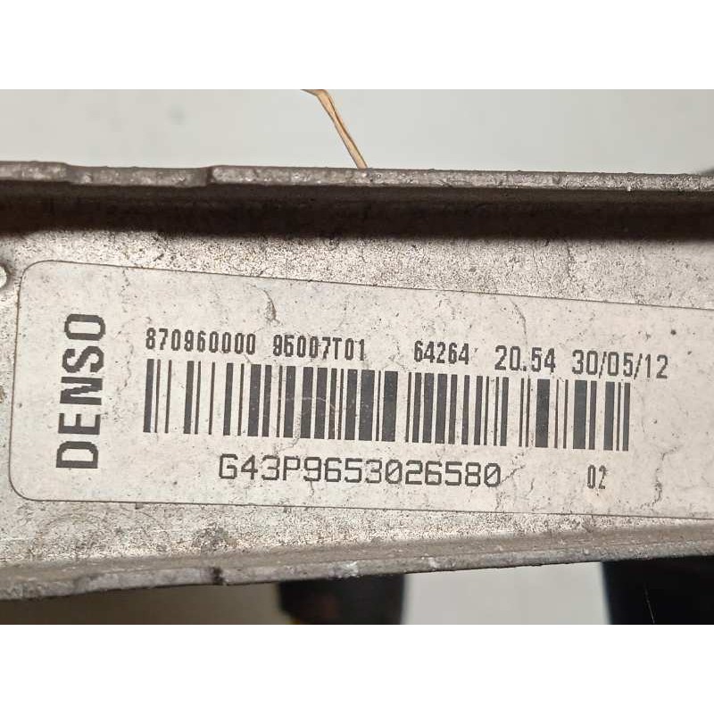 Recambio de radiador agua para citroën c3 tonic referencia OEM IAM 9653026580  870960000