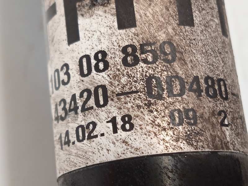 Recambio de transmision delantera izquierda para toyota yaris 1.5 16v cat referencia OEM IAM 434200D480  