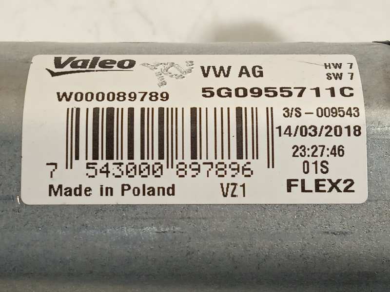 Recambio de motor limpia trasero para volkswagen polo 1.0 tsi referencia OEM IAM 5G0955711C  