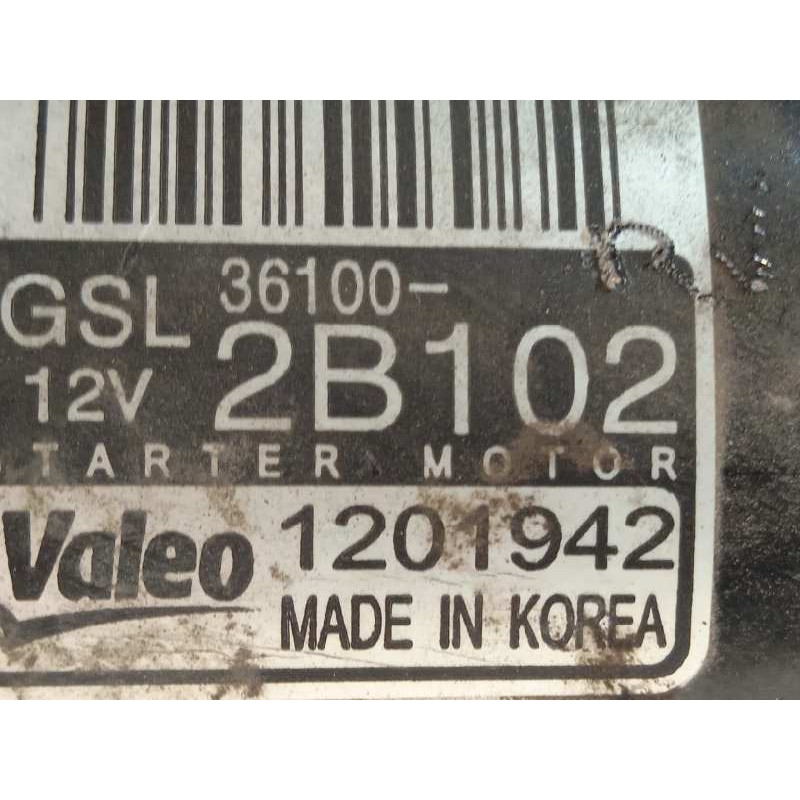 Recambio de motor arranque para hyundai elantra (md) tecno referencia OEM IAM 361002B102  1201942