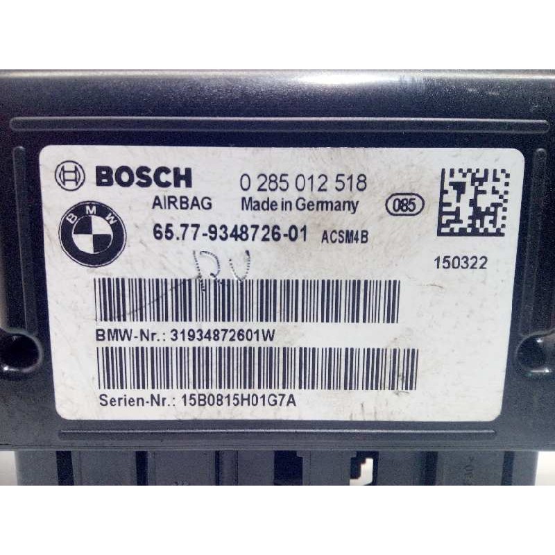 Recambio de centralita airbag para bmw serie 4 coupe (f32) 420d referencia OEM IAM 65779348726  0285012518