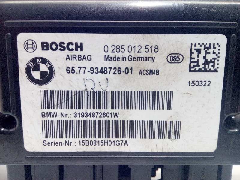 Recambio de centralita airbag para bmw serie 4 coupe (f32) 420d referencia OEM IAM 65779348726  0285012518