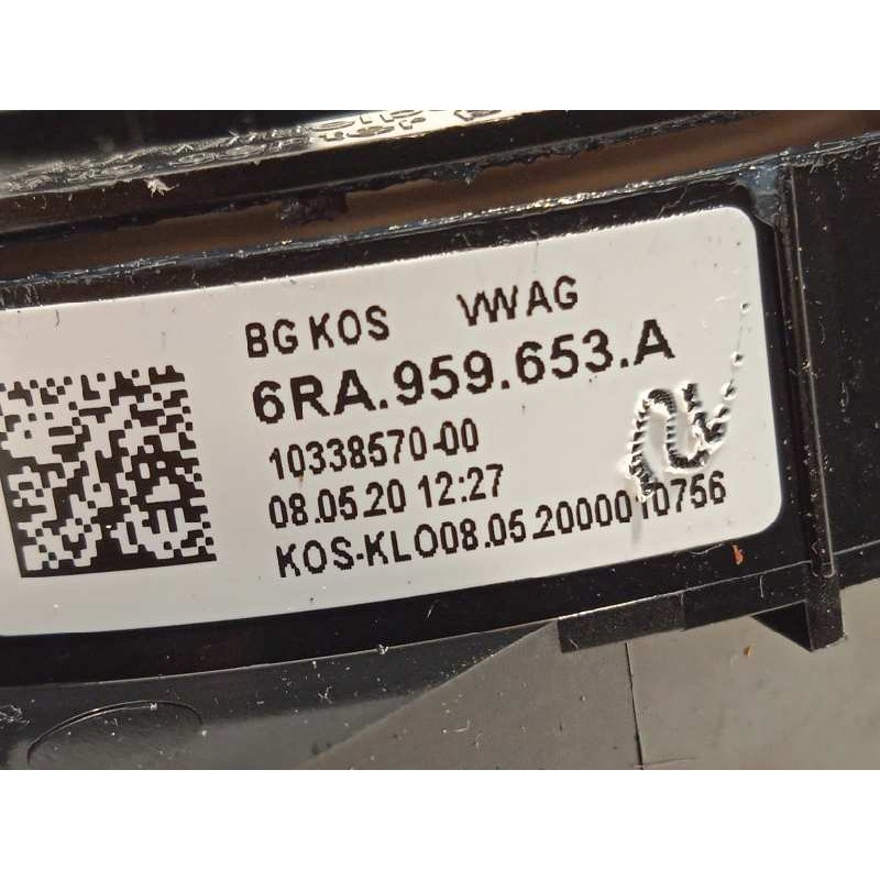Recambio de anillo airbag para volkswagen t-cross sport referencia OEM IAM 6RA959653A  