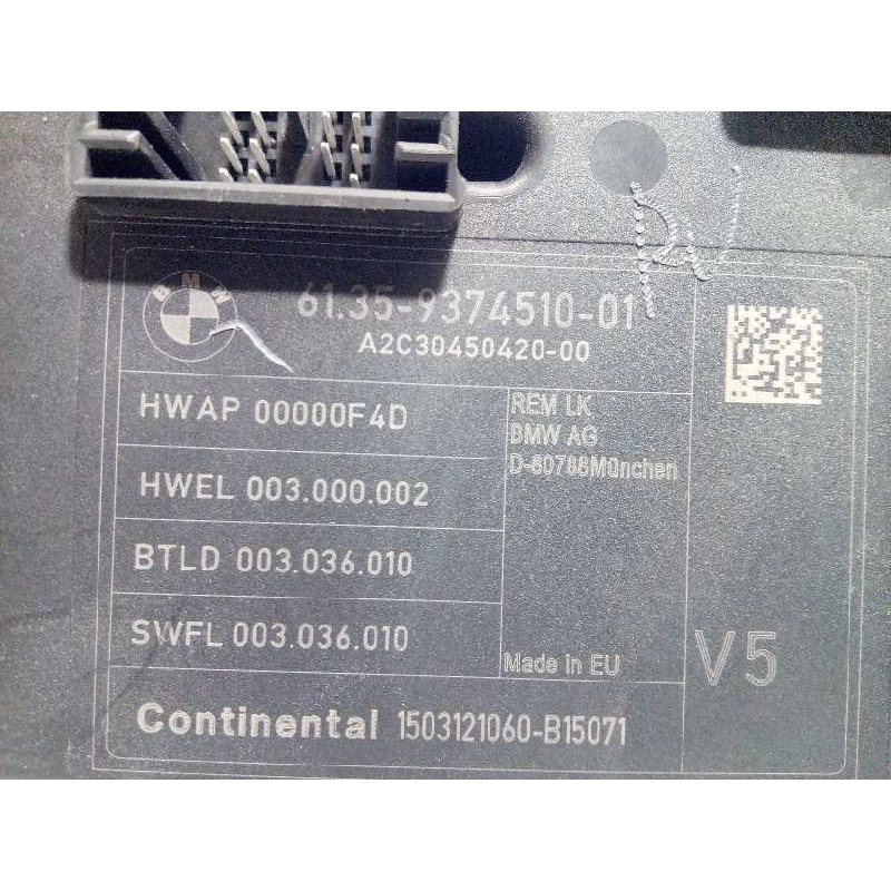 Recambio de modulo electronico para bmw serie 4 coupe (f32) 420d referencia OEM IAM 61359374510  A2C30450420