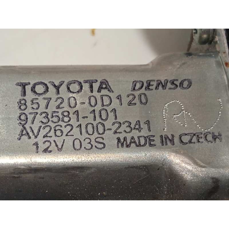 Recambio de elevalunas trasero derecho para toyota yaris hybrid feel! referencia OEM IAM 857200D120  698300D220