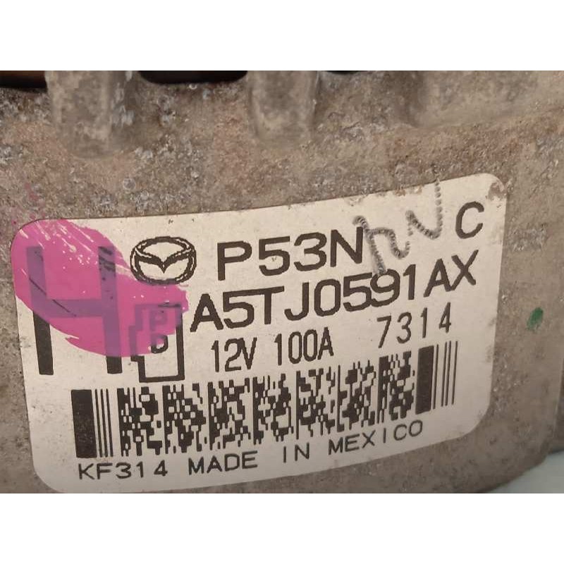 Recambio de alternador para mazda 2 lim. () 1.5 16v cat referencia OEM IAM P53N A5TJ0591AX P53N18300C