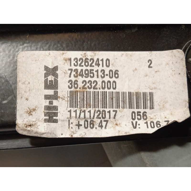 Recambio de elevalunas delantero izquierdo para bmw serie x1 (f48) xdrive20i xline referencia OEM IAM 7349513 67627354890 513374