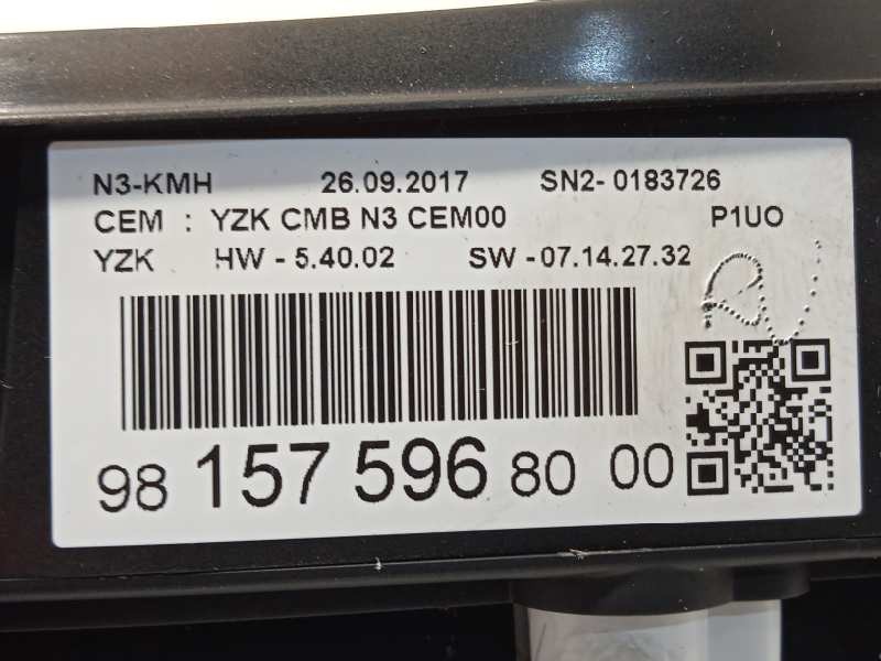 Recambio de cuadro instrumentos para opel grandland x 1.6 16v cdti dpf referencia OEM IAM 9815759680  