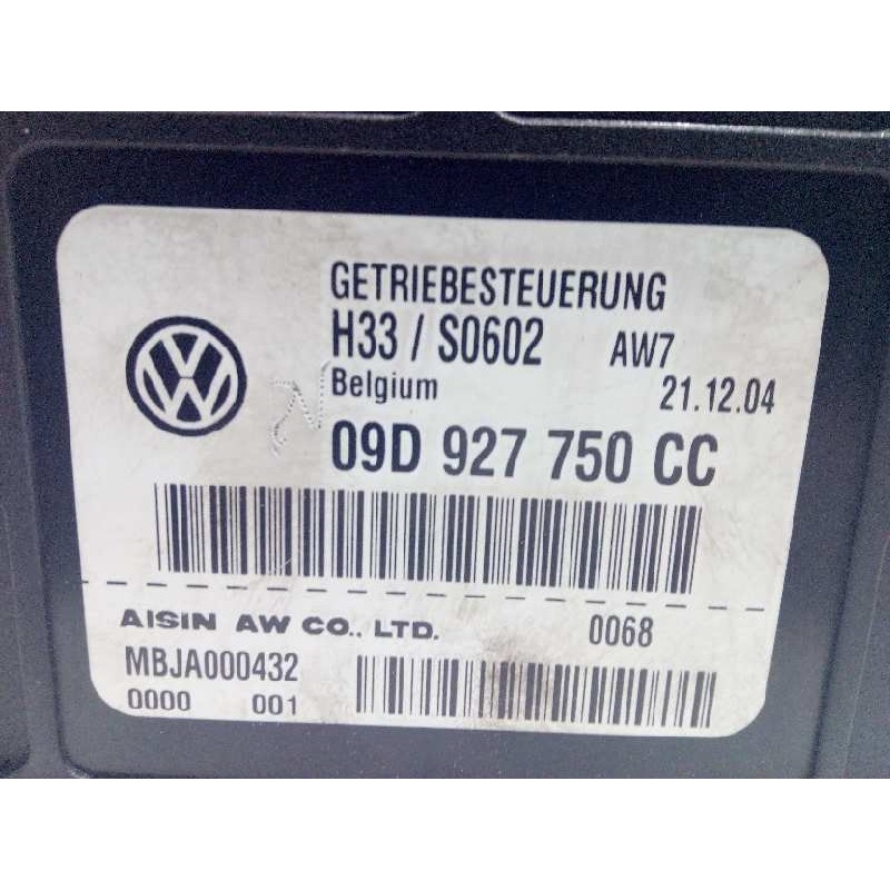 Recambio de centralita cambio automatico para porsche cayenne (typ 9pa) s referencia OEM IAM 09D927750CC  