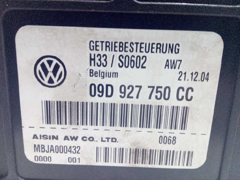 Recambio de centralita cambio automatico para porsche cayenne (typ 9pa) s referencia OEM IAM 09D927750CC  