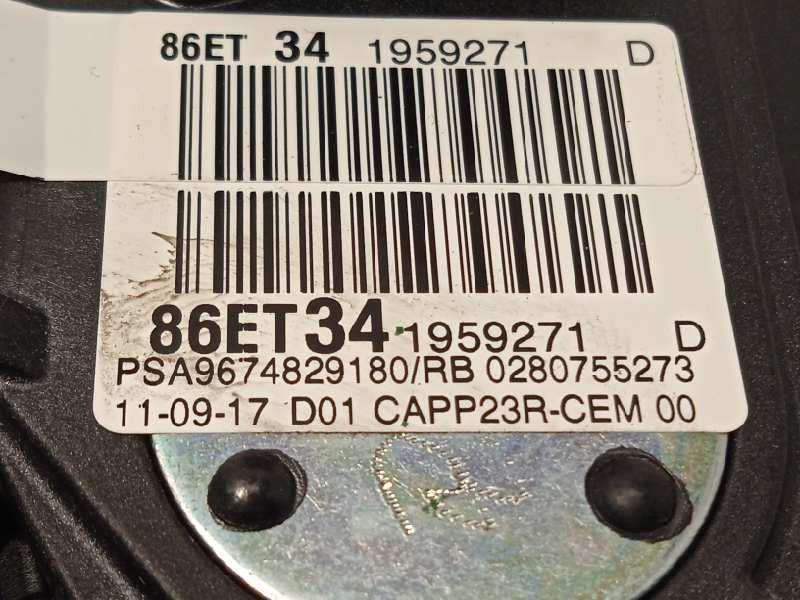 Recambio de potenciometro pedal para opel grandland x 1.6 16v cdti dpf referencia OEM IAM 9674829180  