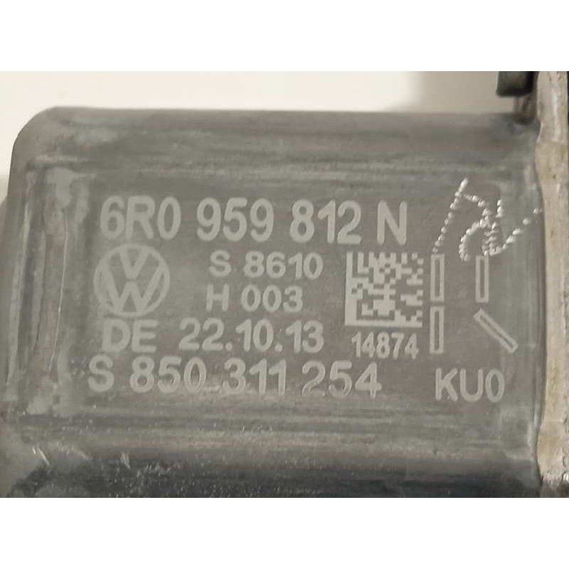 Recambio de elevalunas trasero derecho para volkswagen polo (6r1) 1.6 tdi referencia OEM IAM 6R0959812N  
