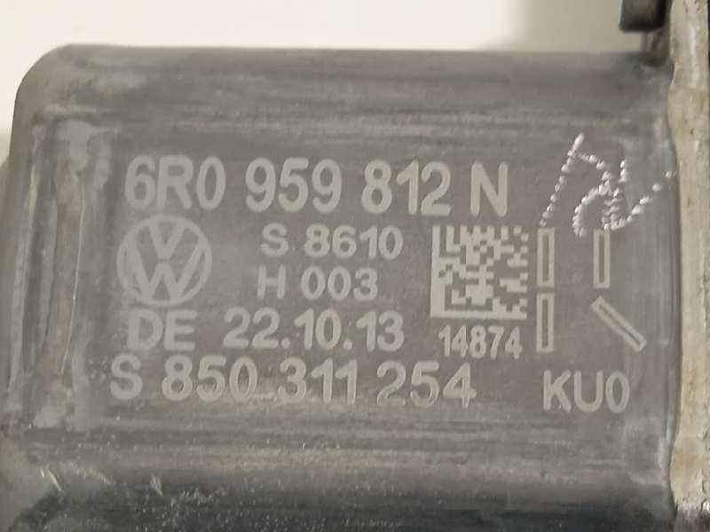 Recambio de elevalunas trasero derecho para volkswagen polo (6r1) 1.6 tdi referencia OEM IAM 6R0959812N  
