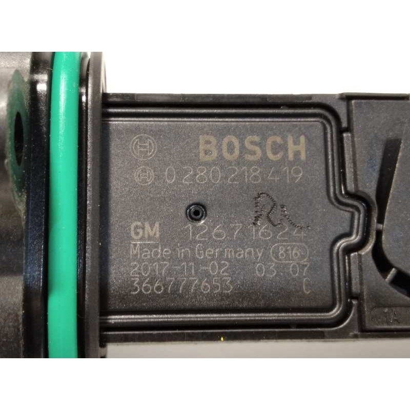 Recambio de caudalimetro para opel mokka x 1.4 16v turbo referencia OEM IAM 12671624  