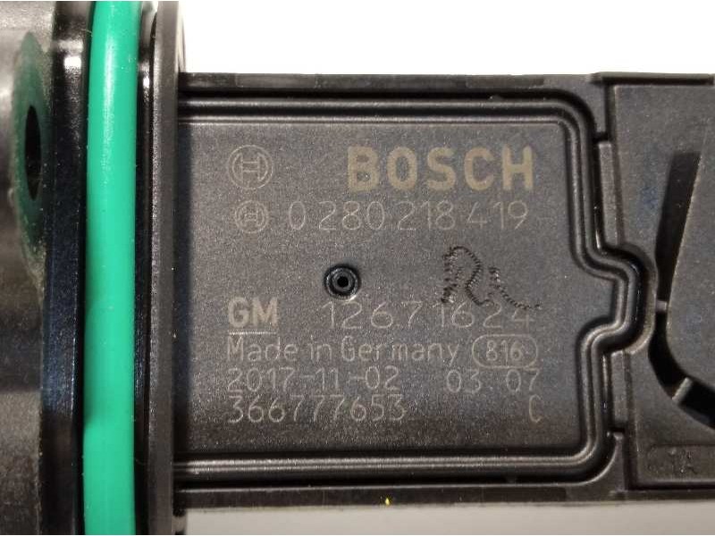 Recambio de caudalimetro para opel mokka x 1.4 16v turbo referencia OEM IAM 12671624  
