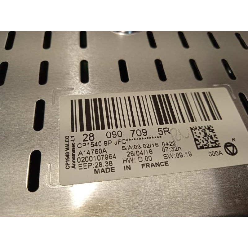 Recambio de pantalla multifuncion para renault espace v zen referencia OEM IAM 280907095R  