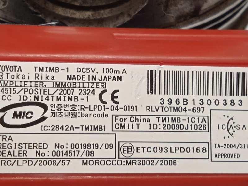 Recambio de conmutador de arranque para toyota avensis (t27) advance referencia OEM IAM 396B1300383  2009DJ1028