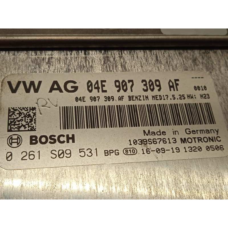 Recambio de centralita motor uce para skoda fabia 1.2 tsi referencia OEM IAM 04E907309AF  0261S09531