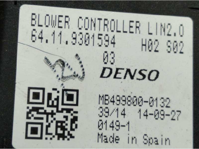 Recambio de motor calefaccion para bmw mini (f56) cooper referencia OEM IAM 9297751 64119297751 64119301594