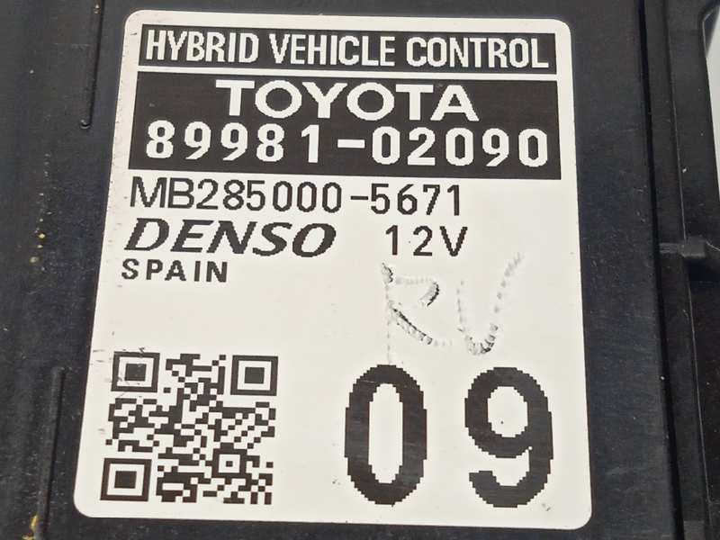 Recambio de modulo electronico para toyota corolla (e21) hybrid active referencia OEM IAM 8998102090  MB2850005671