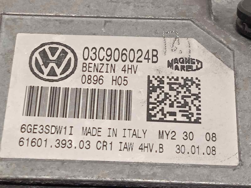 Recambio de centralita motor uce para skoda fabia (5j2 ) style referencia OEM IAM 03C906024B  6GE3SDW1I
