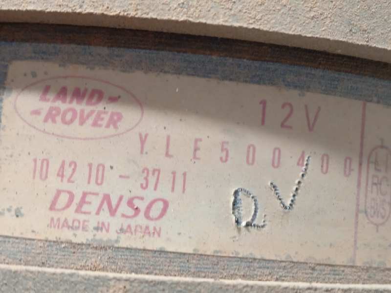 Recambio de alternador para land rover discovery v6 td s referencia OEM IAM YLE500400  1042103711