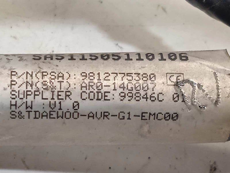 Recambio de modulo electronico para citroën ds3 techno style referencia OEM IAM 9812775380  