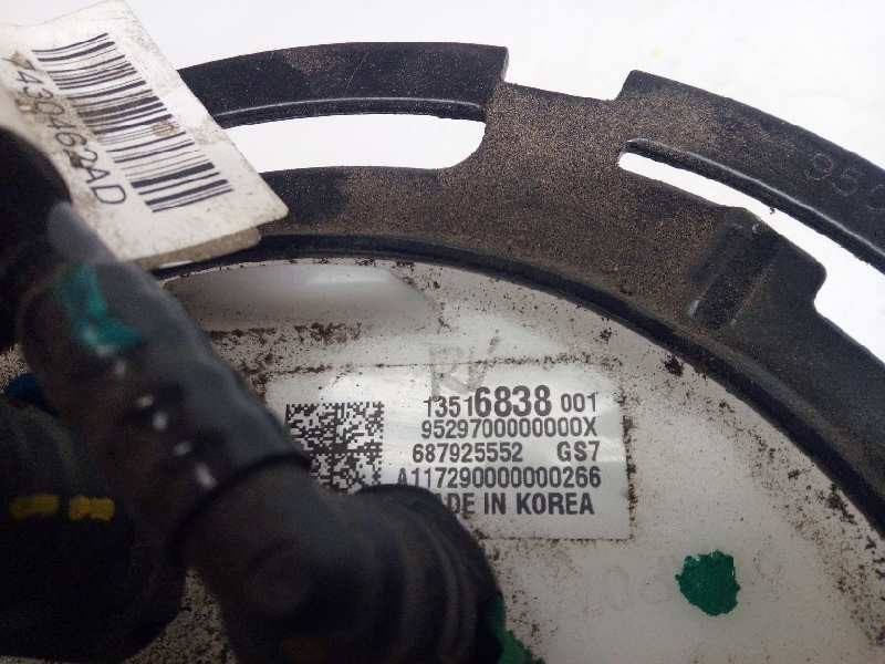 Recambio de bomba combustible para opel mokka x selective start/stop referencia OEM IAM 13516838  