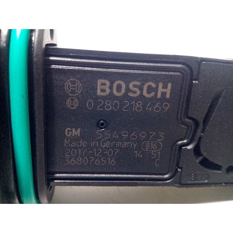 Recambio de caudalimetro para opel mokka x selective start/stop referencia OEM IAM 55496973  0280218469