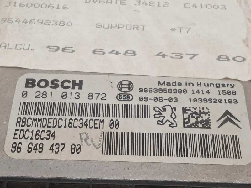 Recambio de centralita motor uce para peugeot 308 confort referencia OEM IAM 9664843780 9653958980 0281013872