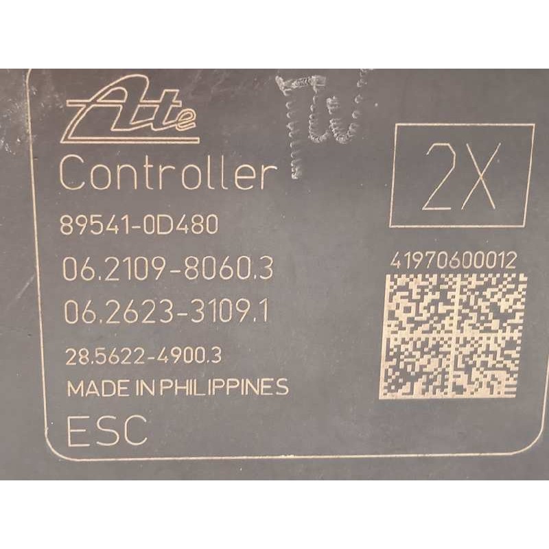 Recambio de abs para toyota yaris 1.0 cat referencia OEM IAM 445400D280 895410D480 06210246564