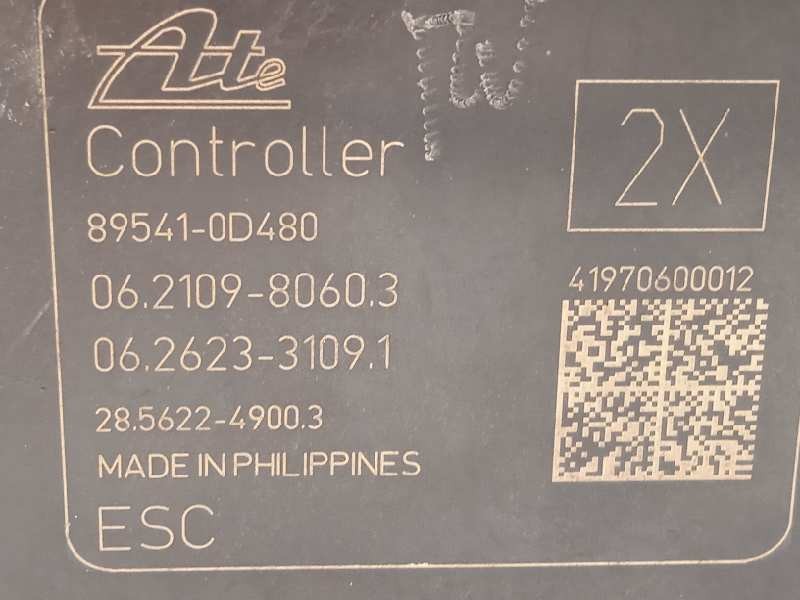 Recambio de abs para toyota yaris 1.0 cat referencia OEM IAM 445400D280 895410D480 06210246564