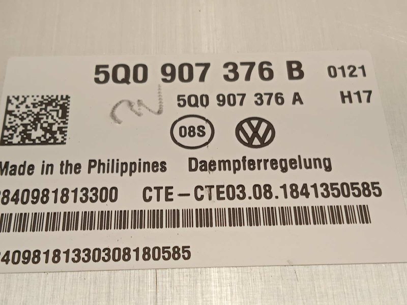 Recambio de centralita suspension para seat leon st (5f8) cupra 300 4drive referencia OEM IAM 5Q0907376B  5Q0907376BZ00