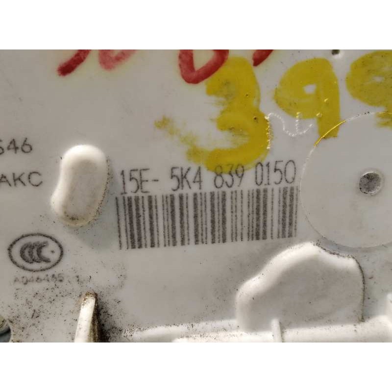 Recambio de cerradura puerta trasera izquierda para seat leon (5f1) reference referencia OEM IAM 5K4839015Q  