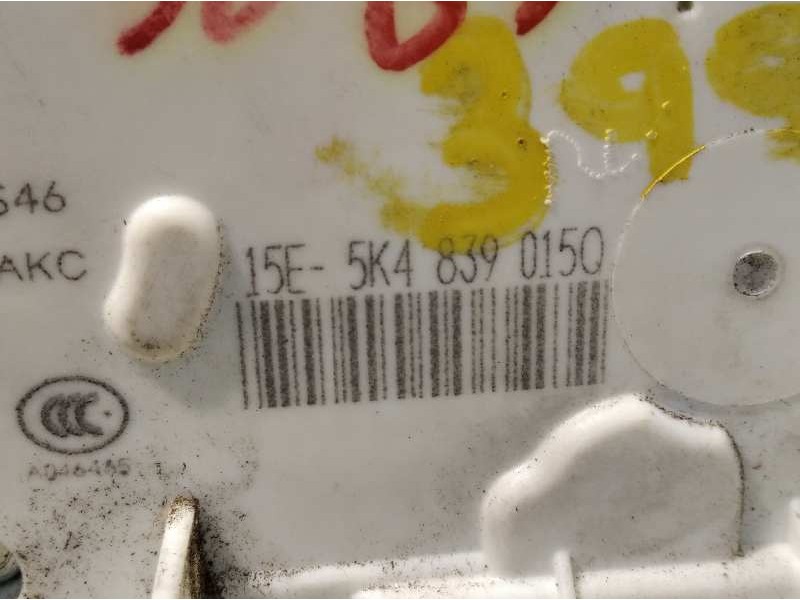 Recambio de cerradura puerta trasera izquierda para seat leon (5f1) reference referencia OEM IAM 5K4839015Q  