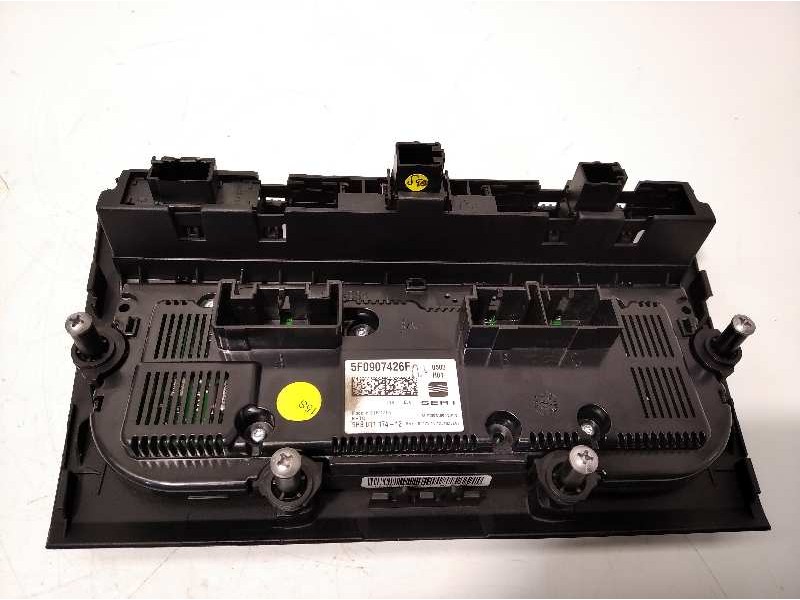 Recambio de mando climatizador para seat leon (5f1) reference referencia OEM IAM 5F0907426F  5HB01117412