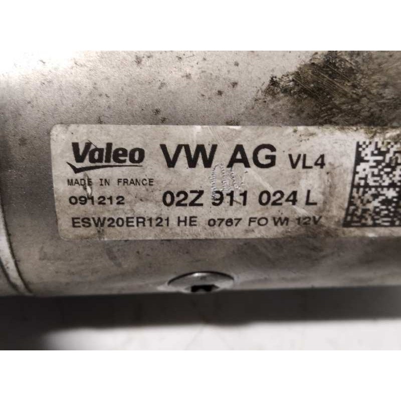 Recambio de motor arranque para seat leon (5f1) reference referencia OEM IAM 02Z911024L  ESW20ER121