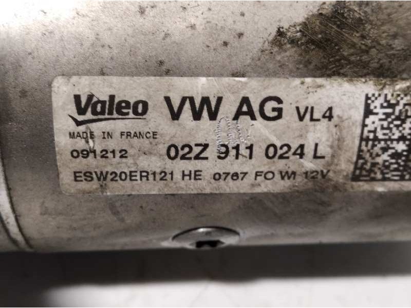 Recambio de motor arranque para seat leon (5f1) reference referencia OEM IAM 02Z911024L  ESW20ER121